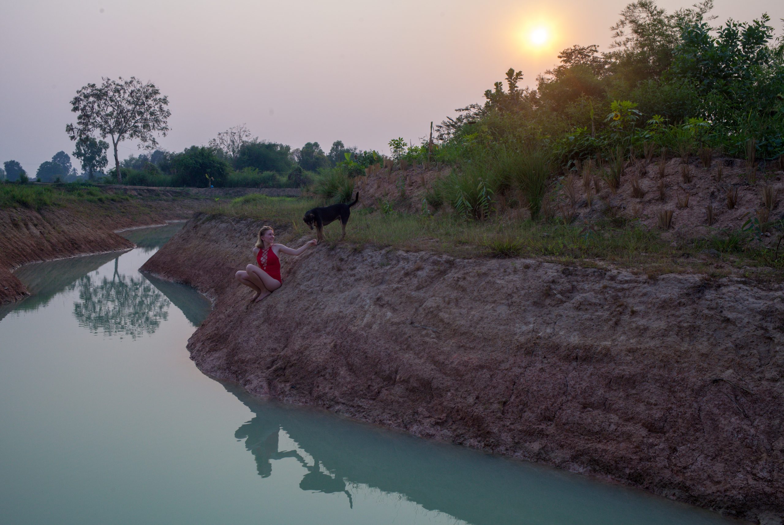 Sonnenuntergang-Thailand